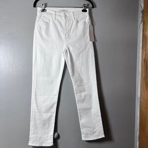 Fidelity Denim Women’s White Straight Leg Jeans – Size 26 (Sample)